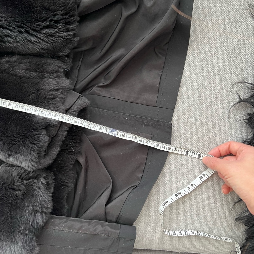 Double-layer rabbit fur Coat - Picture 12 of 16